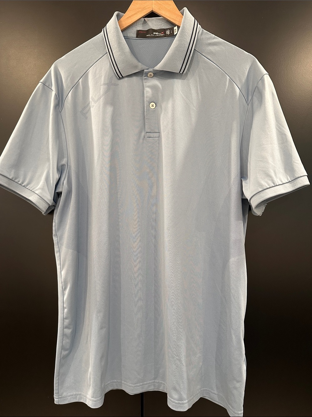 Ralph Lauren RLX Light Blue Classic Fit Performance Polo Shirt